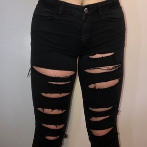 Black American Eagle Jeans